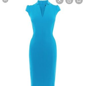 Stunning turquoise blue Karen Millen Dress
